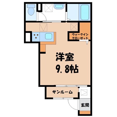 江曽島駅 徒歩11分 1階の物件間取画像